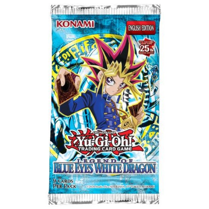 Yu-Gi-Oh! - Legend of Blue Eyes White Dragon Booster Paquet (25th Anniversary Edition) (Anglais) - (LOB-EN)