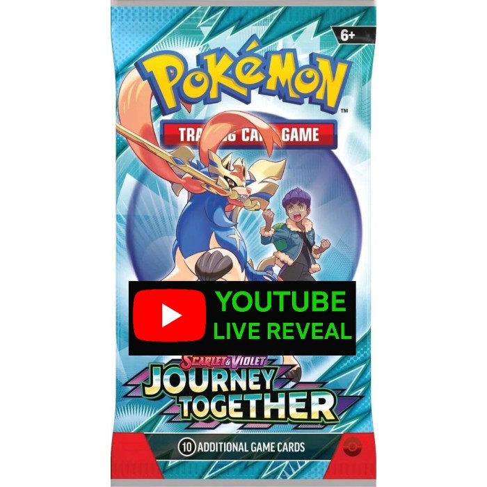 Journey Together Booster Pack (English) with Youtube Live Reveal - SV: Journey Together (JTG)