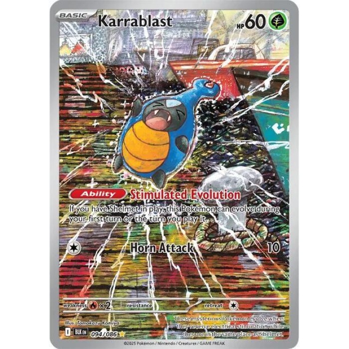 094/086 - Karrablast - Illustration Rare ⭐ - SV: Black Bolt (BLK) 094/086 - Karrablast - Illustration Rare ⭐ - SV: Black Bolt (BLK)