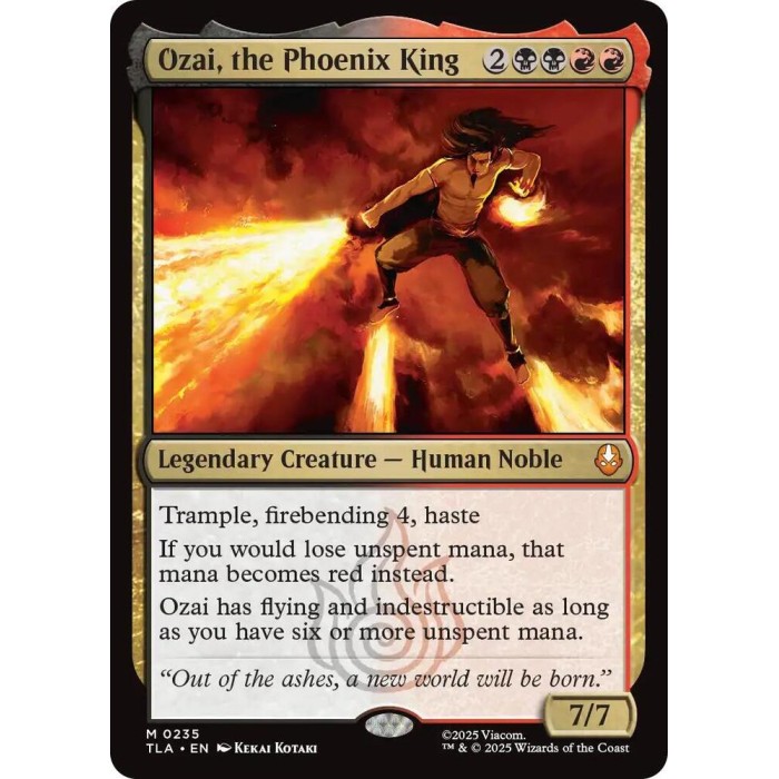 M 0235 - Ozai, the Phoenix King - MTG Avatar The Last Airbender (TLA)