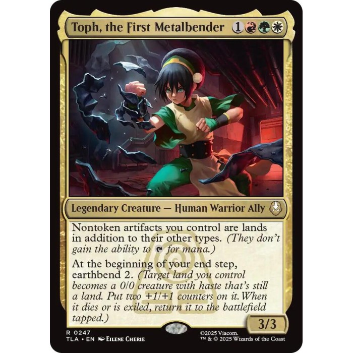 R 0247- Toph, the First Metalbender - MTG Avatar The Last Airbender (TLA)
