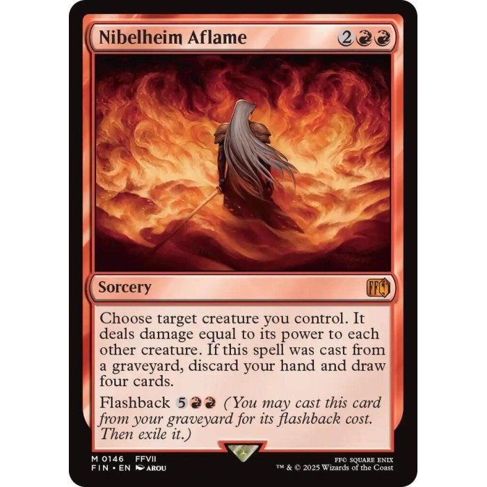 M 0146 - Nibelheim Aflame - MTG Final Fantasy (FIN)