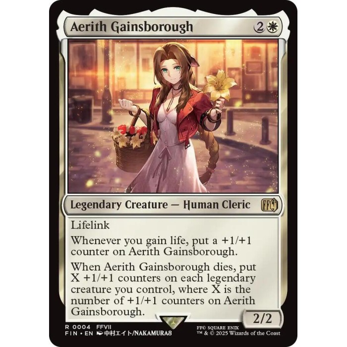 R 0004 - Aerith Gainsborough - MTG Final Fantasy (FIN)