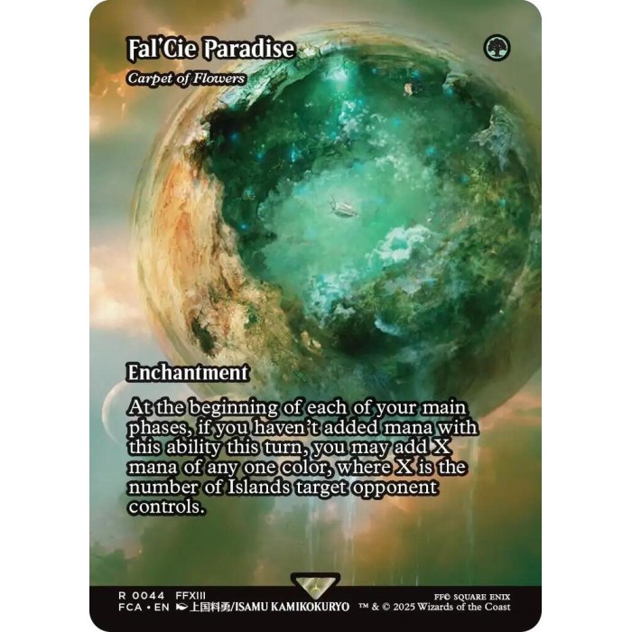 R 0044 - Fal'Cie Paradise - Carpet of Flowers (Showcase) : Through the Ages (FCA) - MTG Final Fantasy (FIN) 