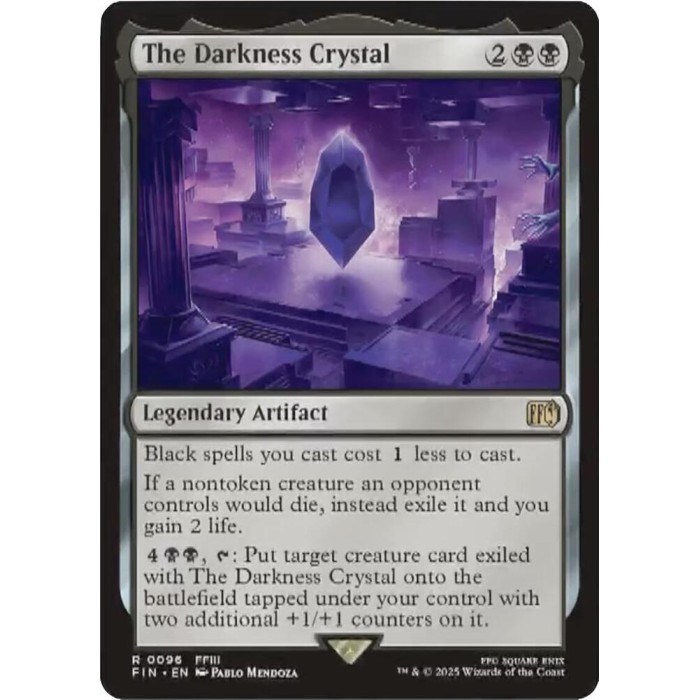 R 0096 - The Darkness Crystal - MTG Final Fantasy (FIN)