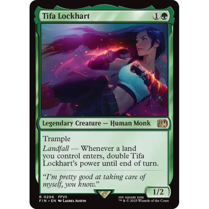 R 0206 - Tifa Lockhart - MTG Final Fantasy (FIN)