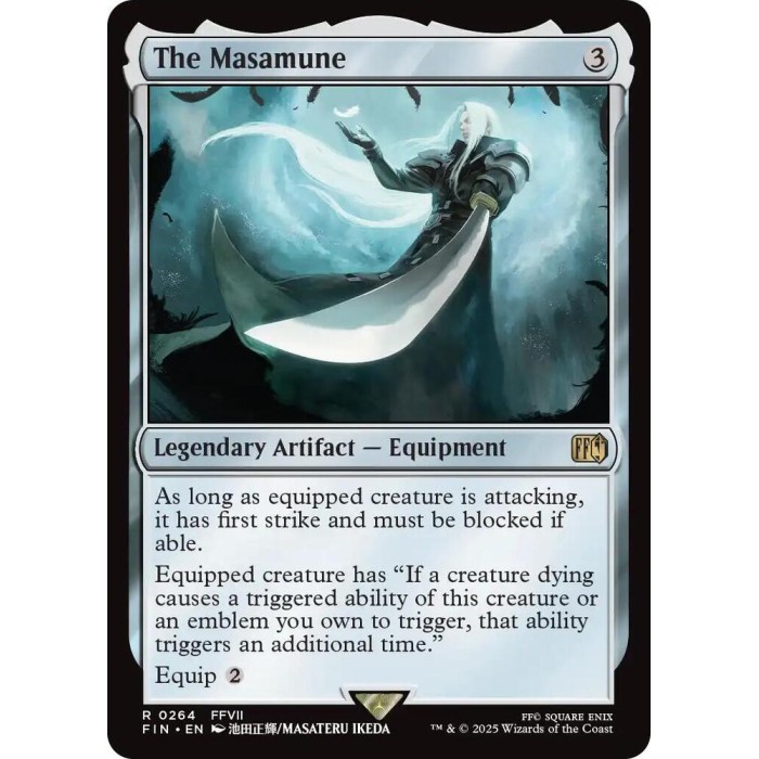 R 0264 - The Masamune - MTG Final Fantasy (FIN)