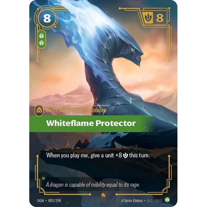 082/298 - Whiteflame Protector - Epic ⬟ - Riftbound: Origins (OGN) 082/298 - Whiteflame Protector - Epic ⬟ - Riftbound: Origins (OGN)